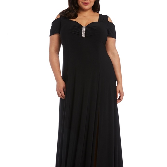 Plus Size Prom Dress Cold Shoulder NWT✅ - Picture 1 of 5